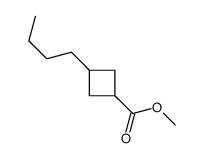 methyl 3-butylcyclobutane-1-carboxylate Structure