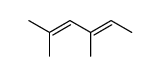 (4E)-2,4-dimethylhexa-2,4-diene结构式