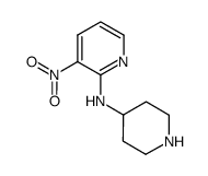 3-nitro-N-(piperidin-4-yl)pyridin-2-amine Structure