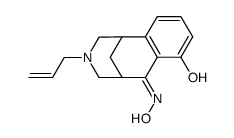 11-ally-6-hydroxy-11-aza-tricyclo[7.3.1.02,7]trideca-2,4,6-trien-8-one oxime结构式