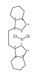 meso-dichloroethylenebis-(4,5,6,7-tetrahydro-1-indenyl)-titanium(iv) picture