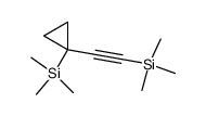 1-(Trimethylsilyl)-1-[(trimethylsilyl)ethinyl]cyclopropan Structure