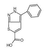 3-phenyl-2H-thieno[2,3-c]pyrazole-5-carboxylic acid结构式