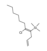 (E)-(5-chloroundeca-1,4-dien-4-yl)trimethylsilane结构式