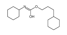 3-cyclohexylpropyl N-cyclohexylcarbamate结构式