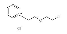 1-[2-(2-chloroethoxy)ethyl]pyridinium chloride结构式
