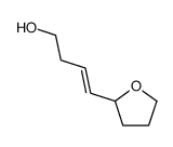 4-(oxolan-2-yl)but-3-en-1-ol结构式