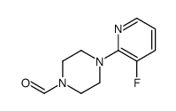 4-(3-fluoropyridin-2-yl)piperazine-1-carbaldehyde结构式