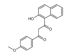 1-(2-hydroxy-[1]naphthyl)-3-(4-methoxy-phenyl)-propane-1,3-dione Structure