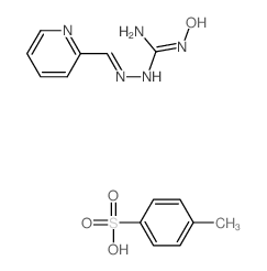4-methylbenzenesulfonic acid; 1-oxo-2-(1H-pyridin-2-ylidenemethylamino)guanidine Structure