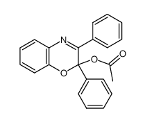 2-acetoxy-2,3-diphenyl-2H-1,4-benzoxazine结构式