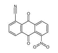 5-nitro-9,10-dioxo-9,10-dihydro-anthracene-1-carbonitrile Structure