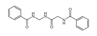 benzoylamino-hippuroylamino-methane结构式