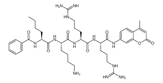 Bz-Nle-Lys-Arg-Arg-AMC trifluoroacetate salt图片