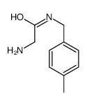 2-amino-N-(4-methylbenzyl)acetamide结构式