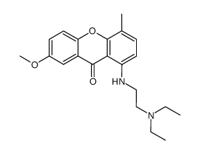 1-((2-(diethylamino)ethyl)amino)-7-methoxy-4-methyl-9H-xanthen-9-one Structure