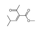 2-acetyl-4-methylpent-2-enoic acid methyl ester结构式