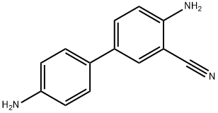 4,4'-二氨基-[1,1'-联苯]-3-甲腈结构式