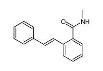 (E)-N-methyl-2-styrylbenzamide结构式