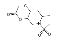 1-chloro-3-(N-isopropylmethylsulfonamido)propan-2-yl acetate Structure