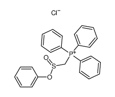 ((phenoxysulfinyl)methyl)triphenylphosphonium chloride Structure