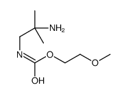 2-methoxyethyl N-(2-amino-2-methylpropyl)carbamate Structure