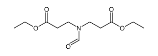 3,3'-formylimino-di-propionic acid diethyl ester Structure