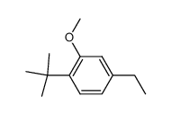 5-ethyl-2-tert-butyl-anisole Structure