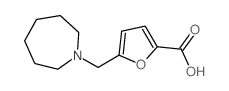 5-(azepan-1-ylmethyl)-2-furoic acid Structure