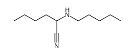 2-(pentylamino)hexanonitrile Structure