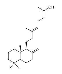 (E)-6-Methyl-8-((1S,8aS)-5,5,8a-trimethyl-2-methylene-decahydro-naphthalen-1-yl)-oct-5-en-2-ol结构式