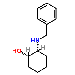 (1S,2R)-2-Benzylamino-1-cyclohexanol结构式