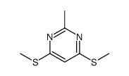 2-甲基-4,6-双(甲基硫代)嘧啶结构式