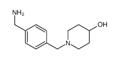 1-(4-氨基甲基苄基)-4-哌啶醇结构式