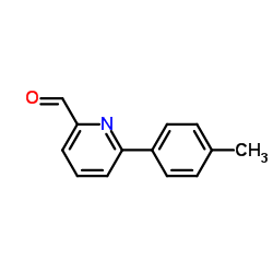 6-(4-Methylphenyl)-2-pyridinecarbaldehyde结构式