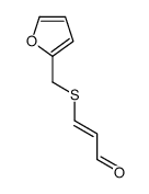 3-(furan-2-ylmethylsulfanyl)prop-2-enal结构式