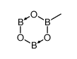 2-methyl-1,3,5,2,4λ2,6λ2-trioxatriborinane Structure