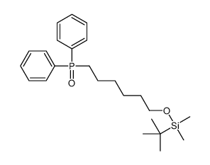 tert-butyl-(6-diphenylphosphorylhexoxy)-dimethylsilane结构式