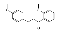 2'-THIOMETHYL-3-(4-THIOMETHYLPHENYL)PROPIOPHENONE structure