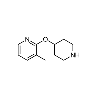 3-Methyl-2-(piperidin-4-yloxy)pyridine Structure