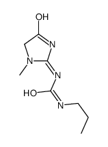 1-(3-methyl-5-oxo-4H-imidazol-2-yl)-3-propylurea结构式