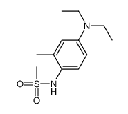 N-[4-(diethylamino)-2-methylphenyl]methanesulfonamide结构式