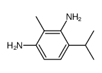 1,3-Benzenediamine,2-methyl-4-(1-methylethyl)-(9CI) Structure