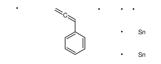 trimethyl-(1-phenyl-2-trimethylstannylprop-2-enyl)stannane结构式