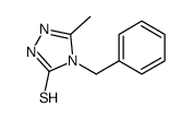 4-苄基-5-甲基-4H-[1,2,4]噻唑-3-硫醇结构式