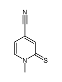 1-Methyl-2-thioxo-1,2-dihydro-4-pyridinecarbonitrile Structure