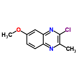 3-Chloro-6-methoxy-2-methylquinoxaline结构式