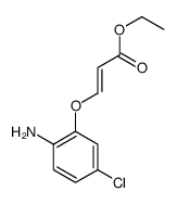 ethyl 3-(2-amino-5-chlorophenoxy)prop-2-enoate结构式