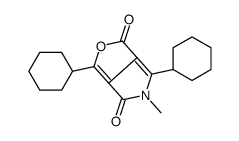 1,4-dicyclohexyl-5-methylfuro[3,4-c]pyrrole-3,6-dione Structure