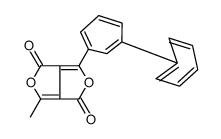 1-methyl-4-(3-phenylphenyl)furo[3,4-c]furan-3,6-dione结构式